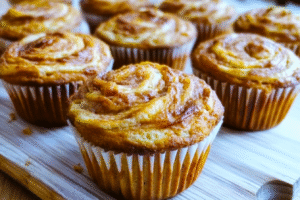 Pumpkin Swirl Muffins
