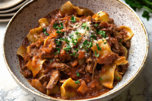 slow cooker beef ragu