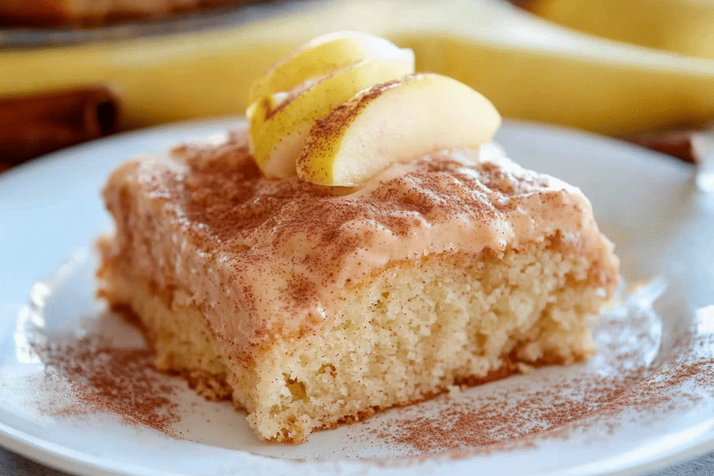 Apple Cinnamon Sheet Cake