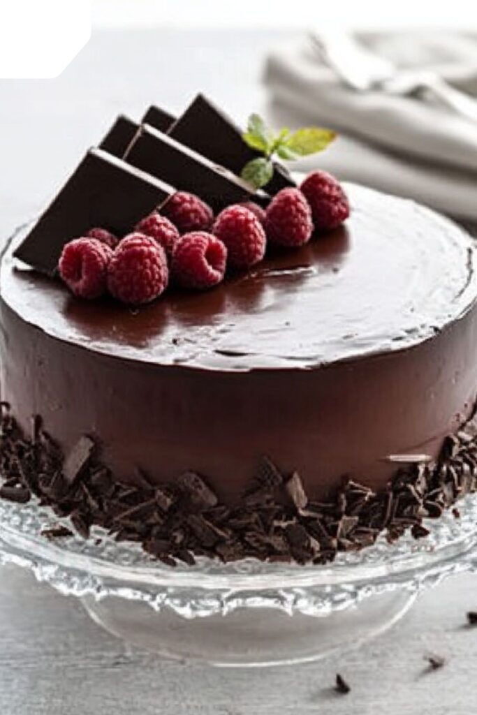 Raspberry Chocolate Mousse Cake