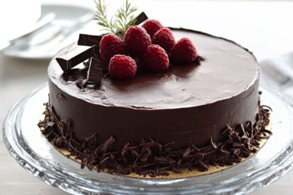 Raspberry Chocolate Mousse Cake