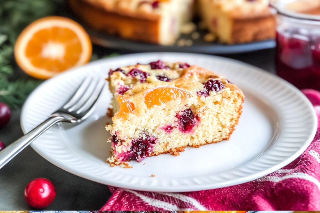 Cranberry Orange Breakfast Cake